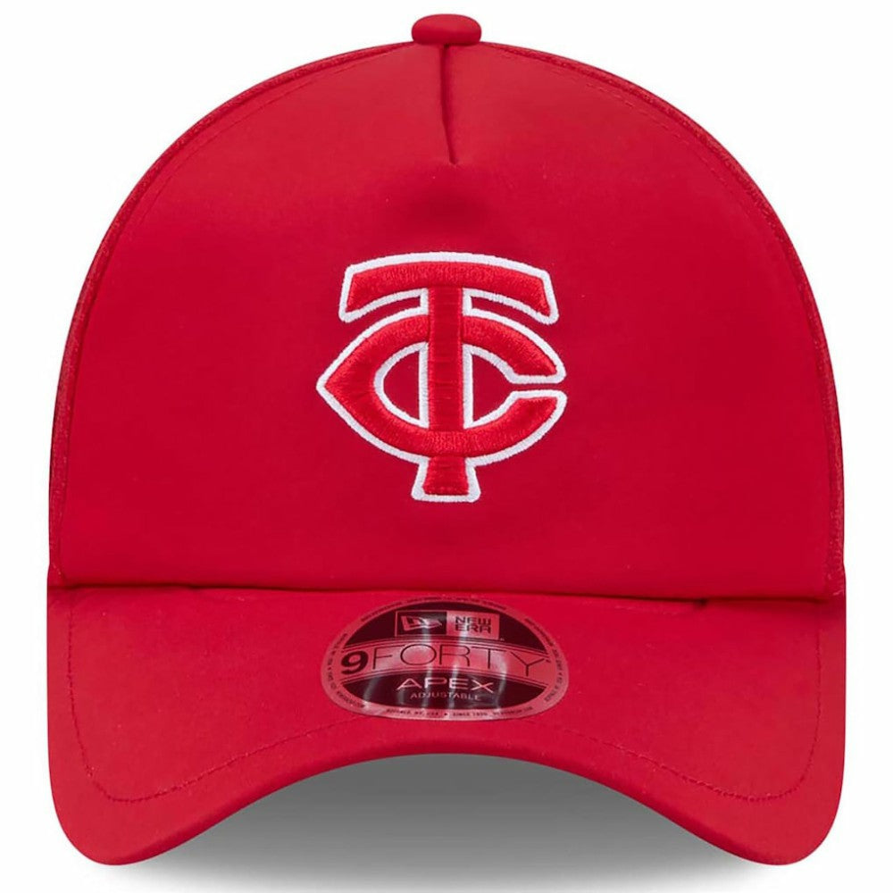 Minnesota Twins New Era 2026 Batting Practice Apex 9FORTY Adjustable Trucker Hat - MLB