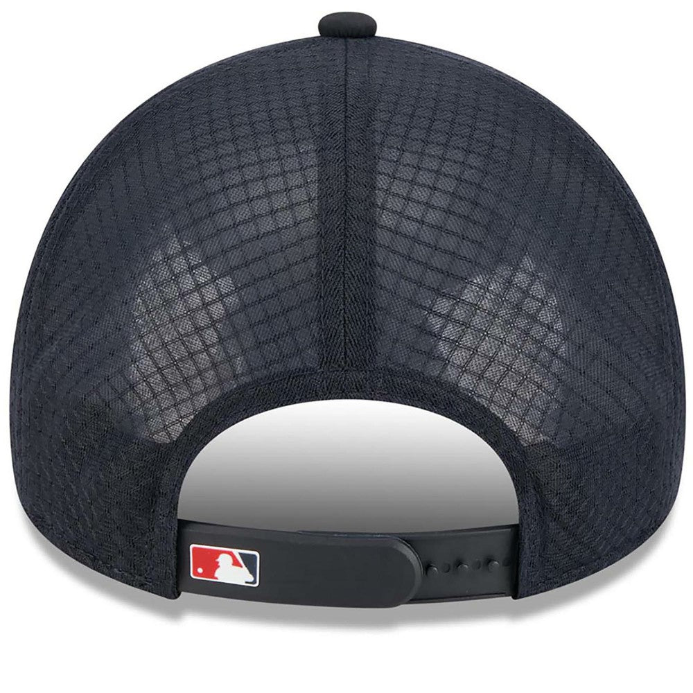 Los Angeles Angels New Era 2026 Batting Practice Apex 9FORTY Adjustable Trucker Hat - MLB