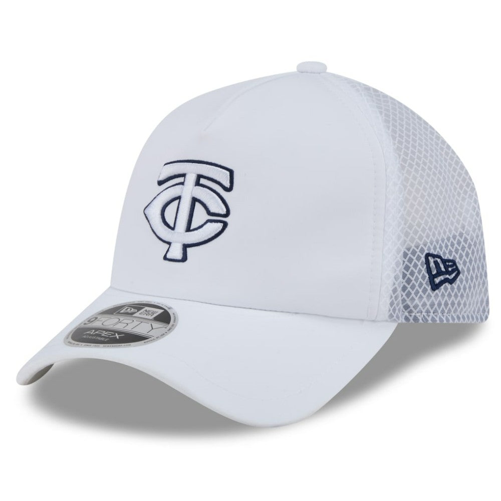 Minnesota Twins New Era 2026 Batting Practice Apex 9FORTY Adjustable Trucker Hat - MLB