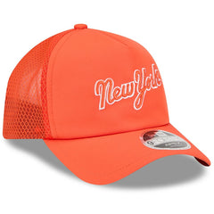 New York Mets New Era 2026 Batting Practice Apex 9FORTY Adjustable Trucker Hat - MLB
