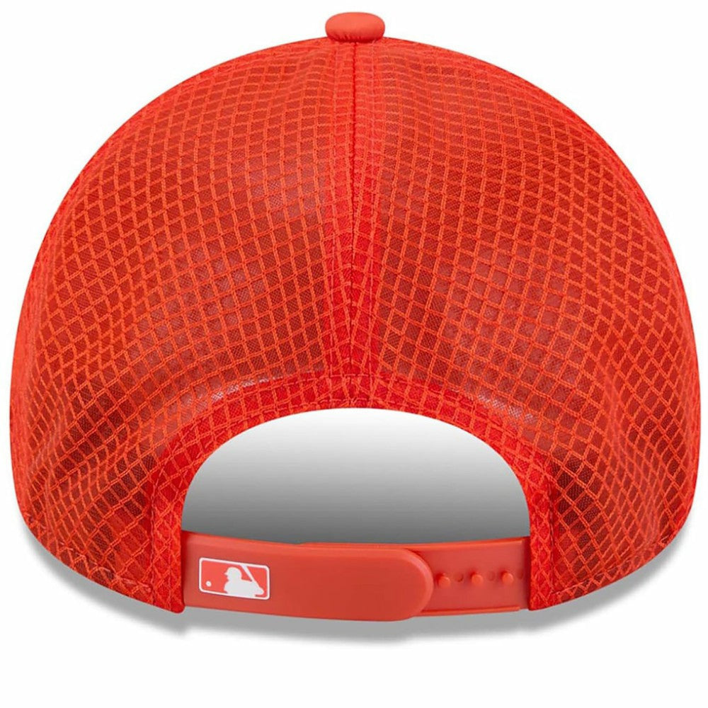 Baltimore Orioles New Era 2026 Batting Practice Apex 9FORTY Adjustable Trucker Hat - MLB