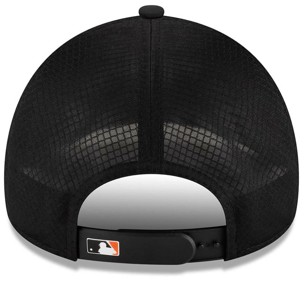 Baltimore Orioles New Era 2026 Batting Practice Apex 9FORTY Adjustable Trucker Hat - MLB