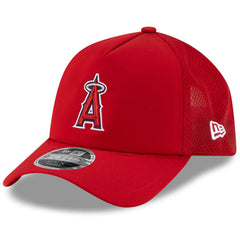 Los Angeles Angels New Era 2026 Batting Practice Apex 9FORTY Adjustable Trucker Hat - MLB