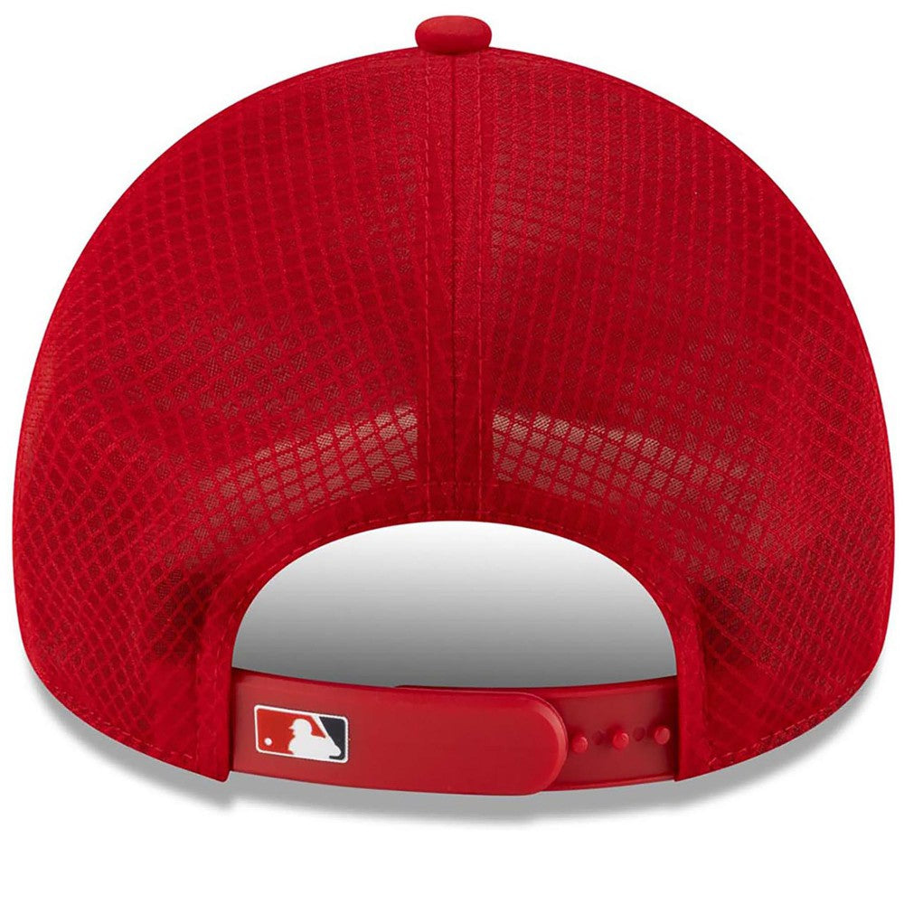 Los Angeles Angels New Era 2026 Batting Practice Apex 9FORTY Adjustable Trucker Hat - MLB