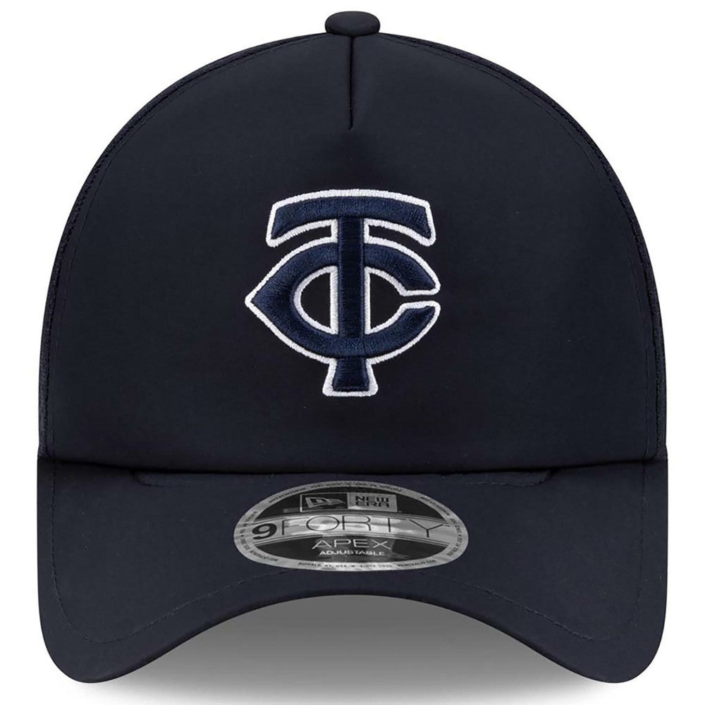 Minnesota Twins New Era 2026 Batting Practice Apex 9FORTY Adjustable Trucker Hat - MLB