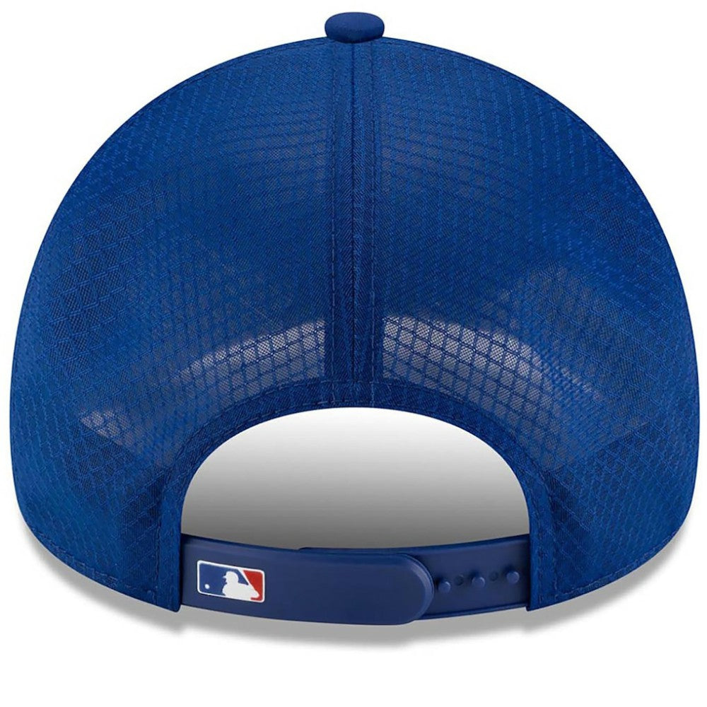 Chicago Cubs New Era 2026 Batting Practice Apex 9FORTY Adjustable Trucker Hat - MLB