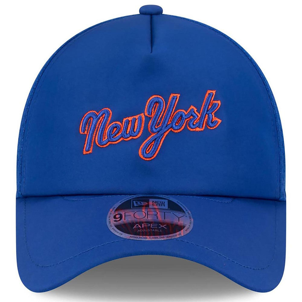 New York Mets New Era 2026 Batting Practice Apex 9FORTY Adjustable Trucker Hat - MLB