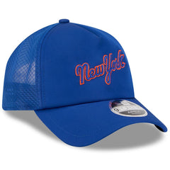 New York Mets New Era 2026 Batting Practice Apex 9FORTY Adjustable Trucker Hat - MLB