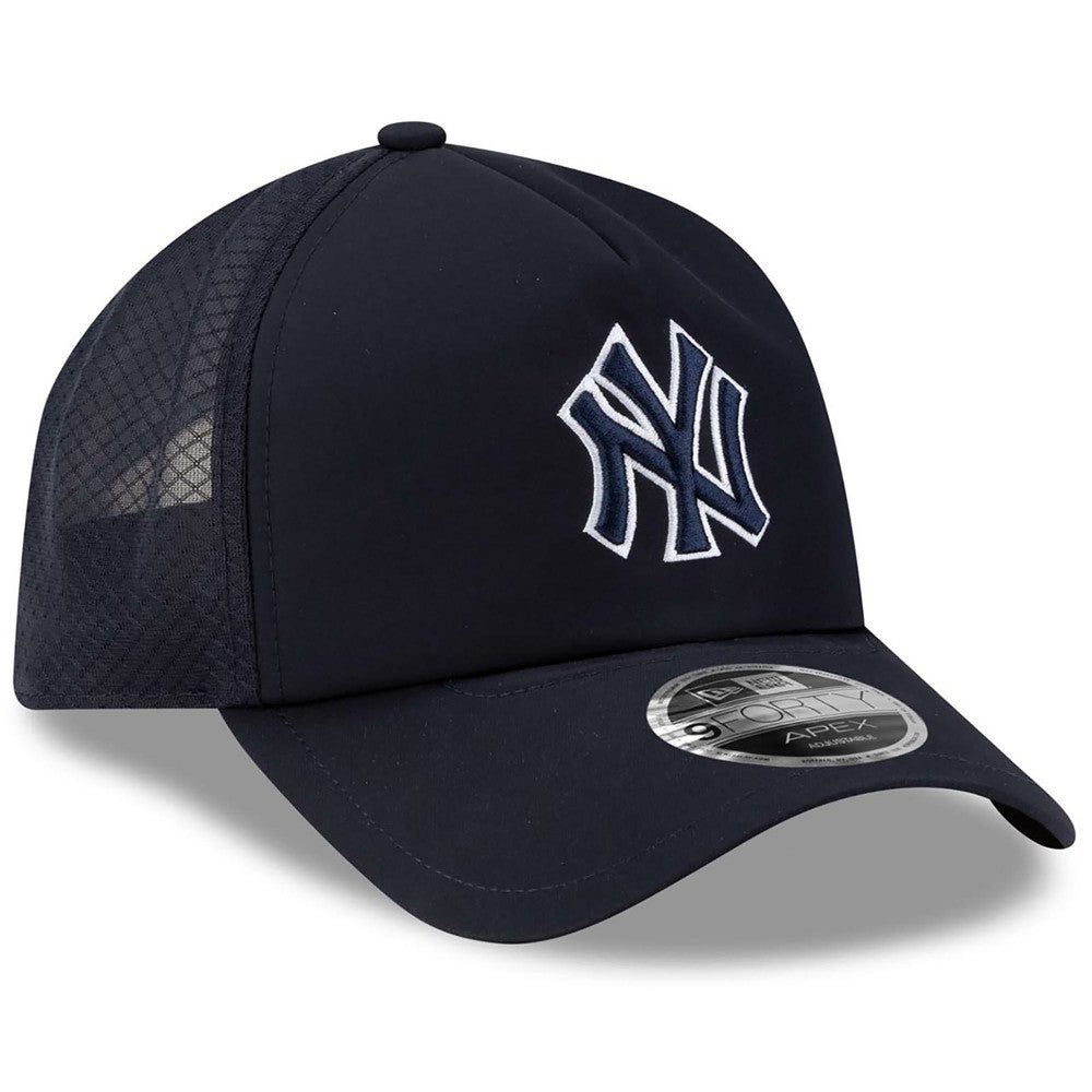 New York Yankees New Era 2026 Batting Practice Apex 9FORTY Adjustable Trucker Hat - MLB