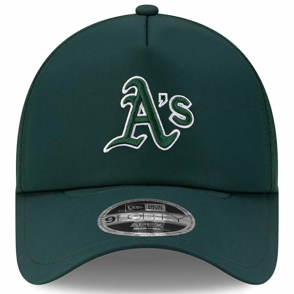 Athletics New Era 2026 Batting Practice Apex 9FORTY Adjustable Trucker Hat - MLB