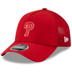 Philadelphia Phillies New Era 2026 Batting Practice Apex 9FORTY Adjustable Trucker Hat - MLB