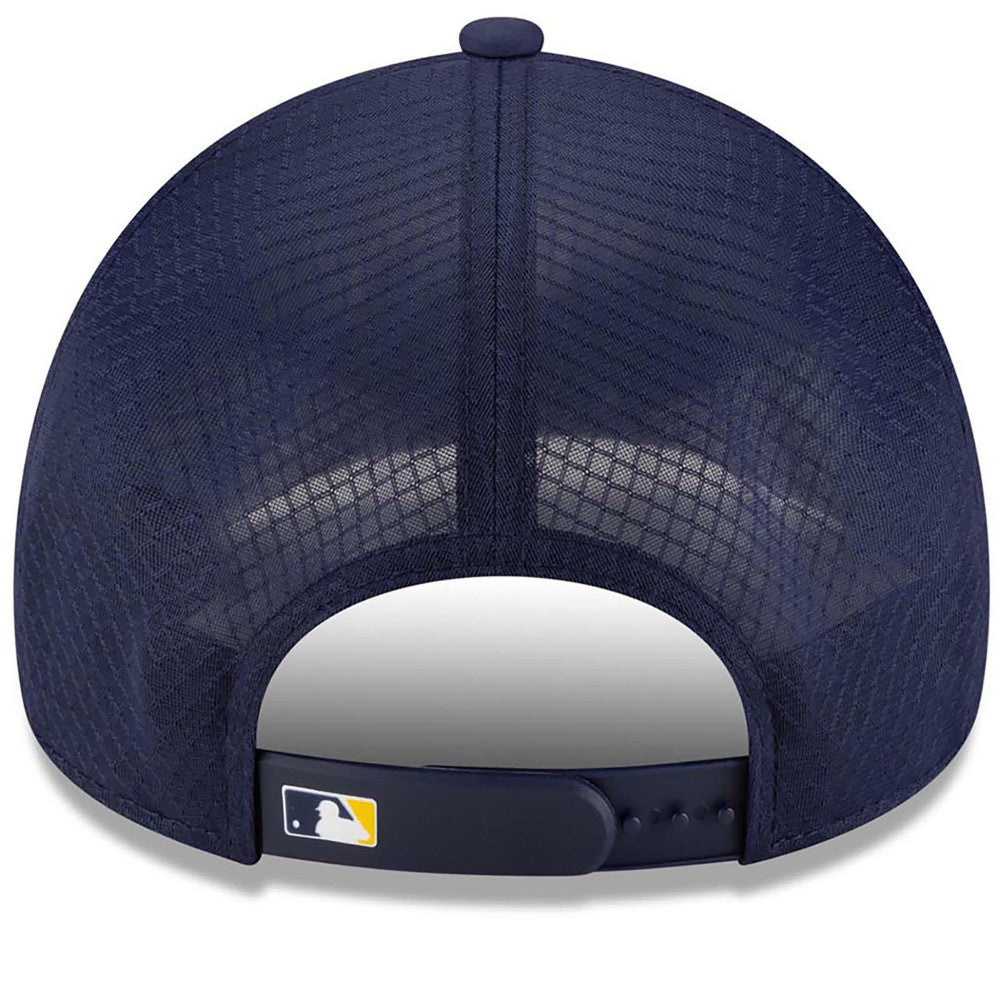 Milwaukee Brewers New Era 2026 Batting Practice Apex 9FORTY Adjustable Trucker Hat - MLB