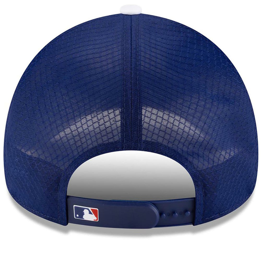 Los Angeles Dodgers New Era 2026 Batting Practice Apex 9FORTY Adjustable Trucker Hat - MLB