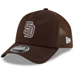 San Diego Padres New Era 2026 Batting Practice Apex 9FORTY Adjustable Trucker Hat - MLB