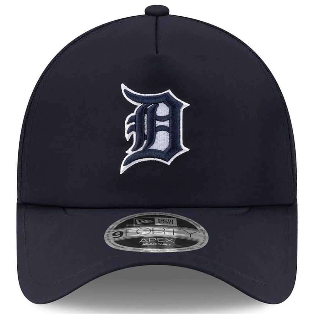 Detroit Tigers New Era 2026 Batting Practice Apex 9FORTY Adjustable Trucker Hat - MLB