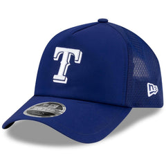 Texas Rangers New Era 2026 Batting Practice Apex 9FORTY Adjustable Trucker Hat - MLB