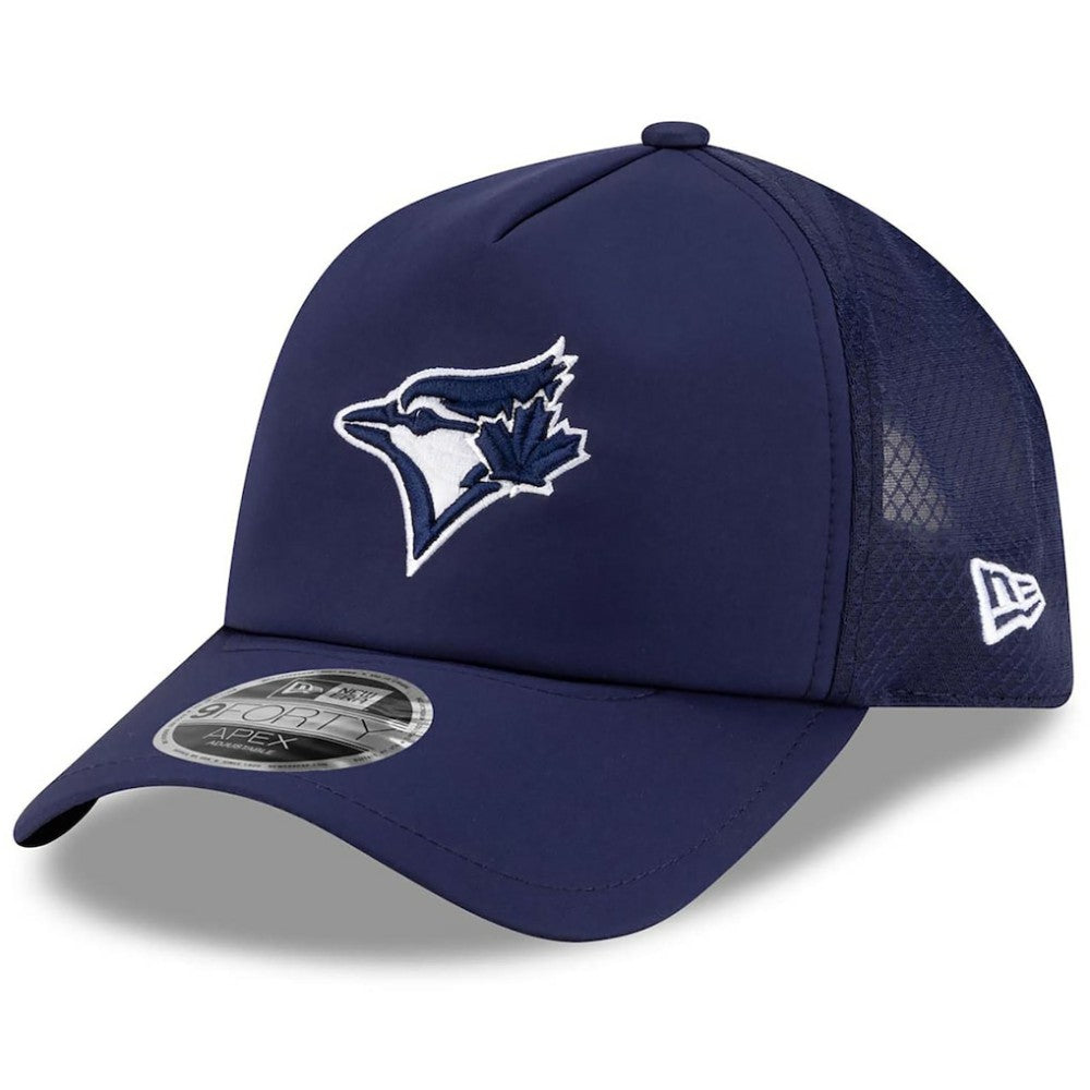 Toronto Blue Jays New Era 2026 Batting Practice Apex 9FORTY Adjustable Trucker Hat - MLB