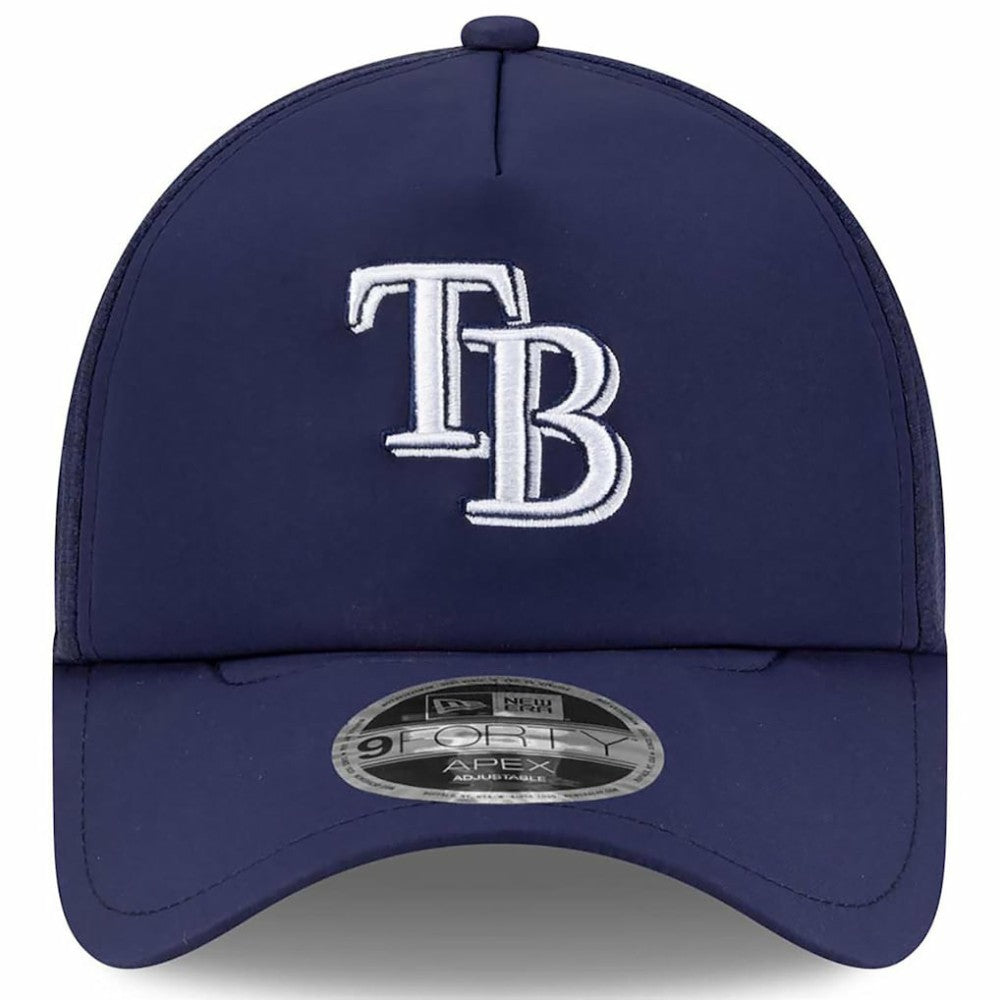 Tampa Bay Rays New Era 2026 Batting Practice Apex 9FORTY Adjustable Trucker Hat - MLB