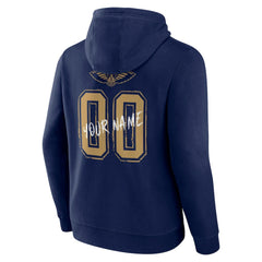New Orleans Pelicans Hustle Custom Pullover Hoodie Navy - NBA