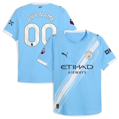 Manchester City 2025/26 Home Custom Jersey Sky Blue | Puma