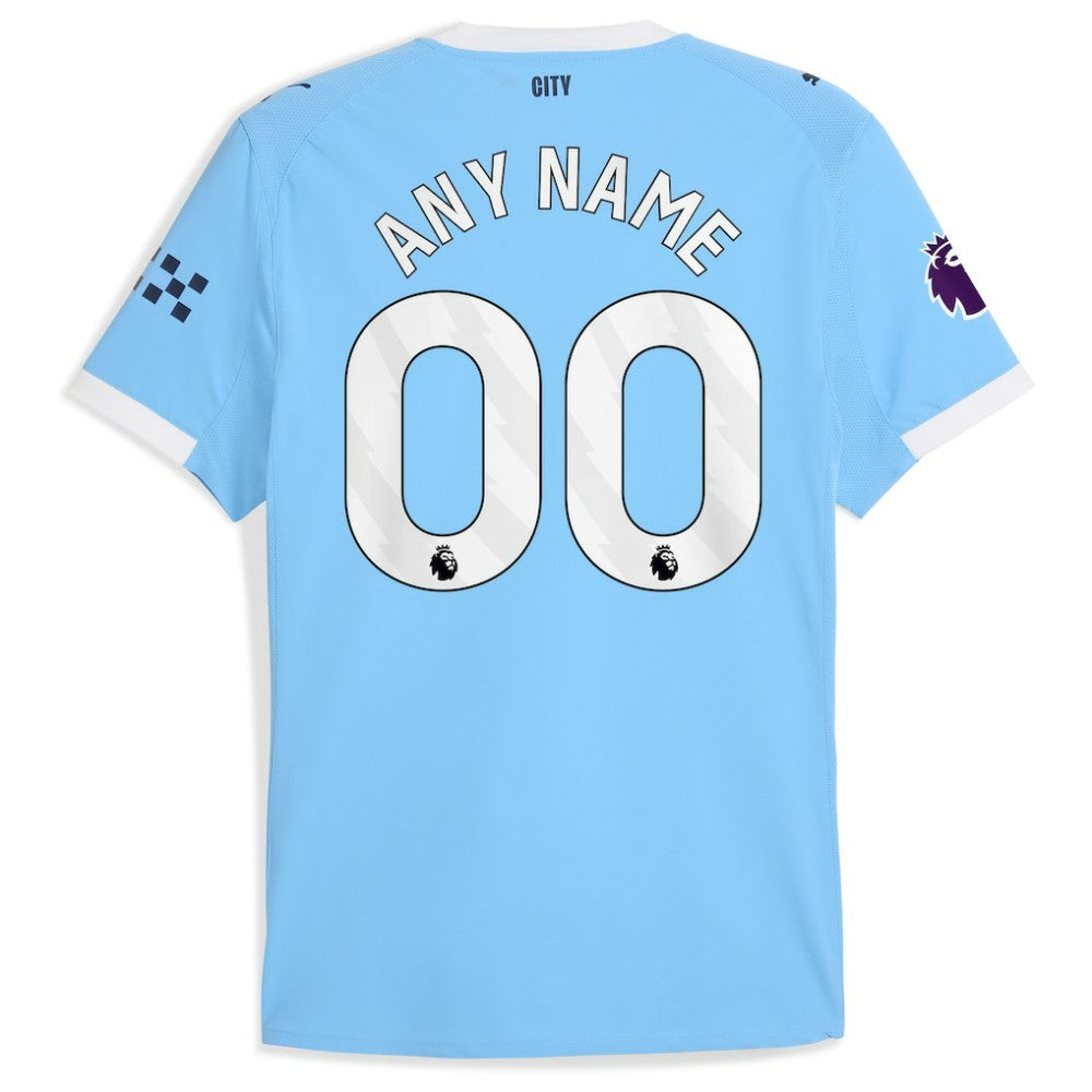 Manchester City 2025/26 Home Custom Jersey Sky Blue | Puma
