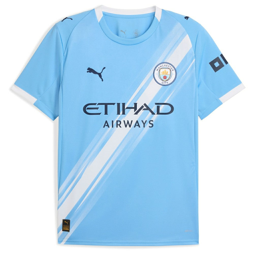 Manchester City 2025/26 Home Replica Custom Jersey Sky Blue | Puma discount