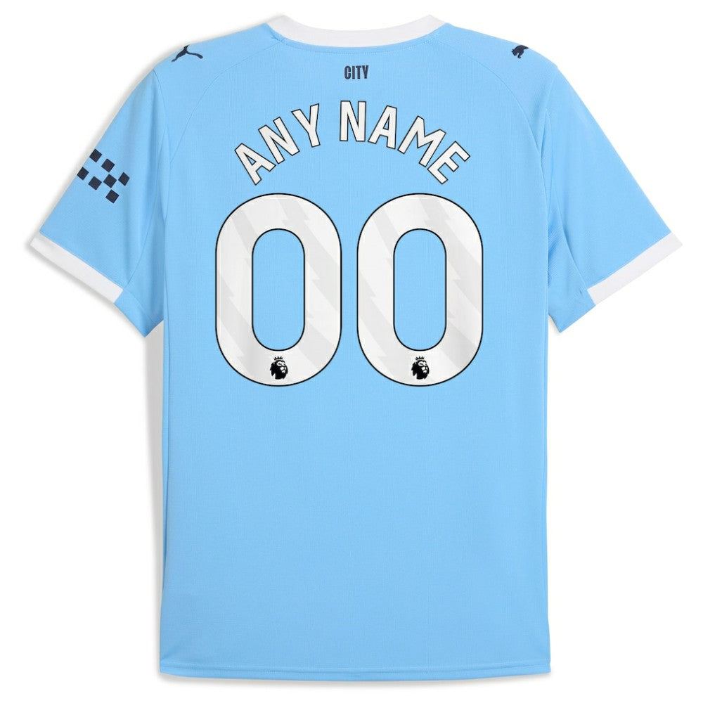Manchester City 2025/26 Home Replica Custom Jersey Sky Blue | Puma discount