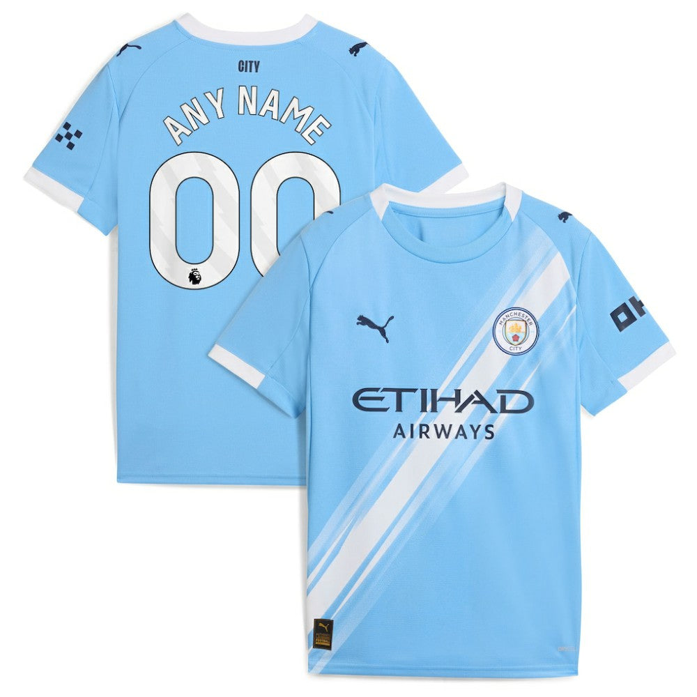 Manchester City Youth 2025/26 Home Replica Custom Jersey Sky Blue | Puma Online