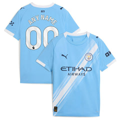 Manchester City Youth 2025/26 Home Replica Custom Jersey Sky Blue | Puma Online