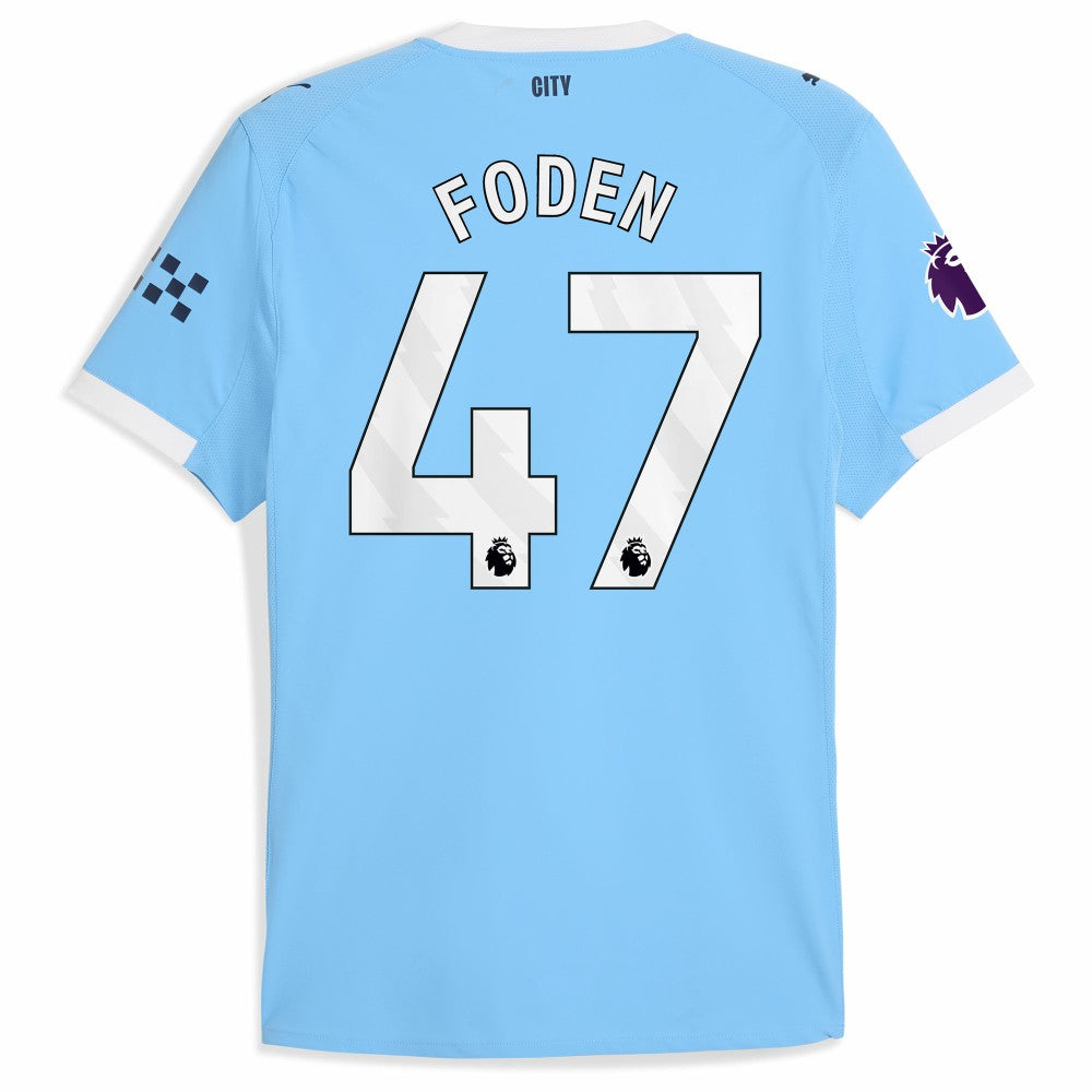 Phil Foden Manchester City 2025/26 Home Player Jersey Sky Blue | Puma