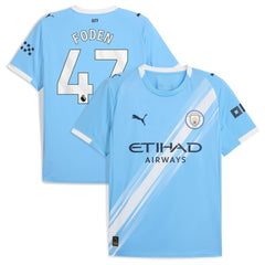 Phil Foden Manchester City 2025/26 Home Replica Player Jersey Sky Blue | Puma Sale