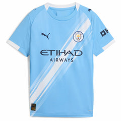 Erling Haaland Manchester City Youth 2025/26 Home Replica Player Jersey Sky Blue | Puma discount