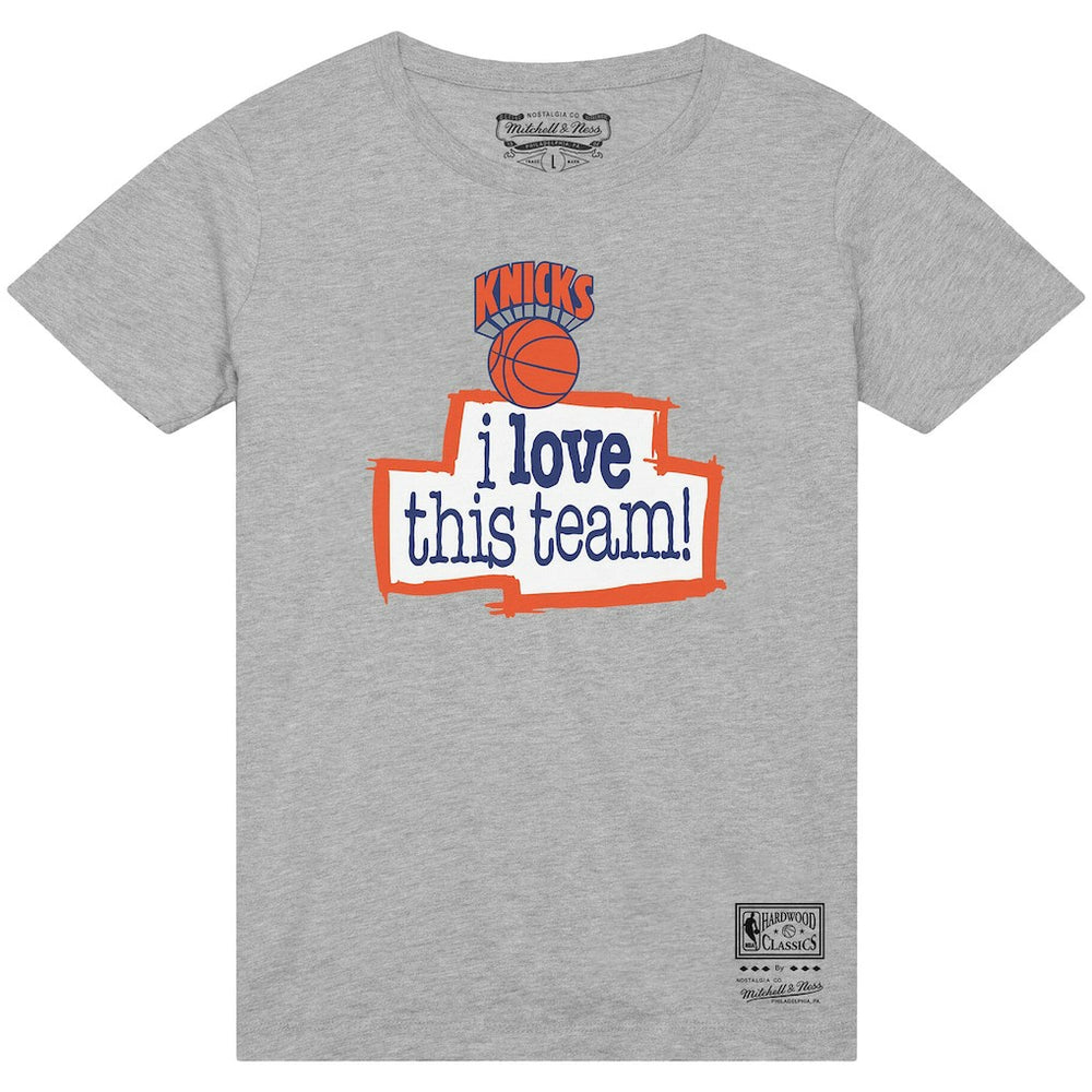 New York Knicks I Love This Team T-Shirt Heather Gray - NBA