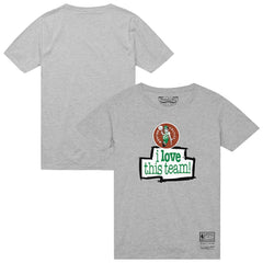 Boston Celtics I Love This Team T-Shirt Heather Gray - NBA