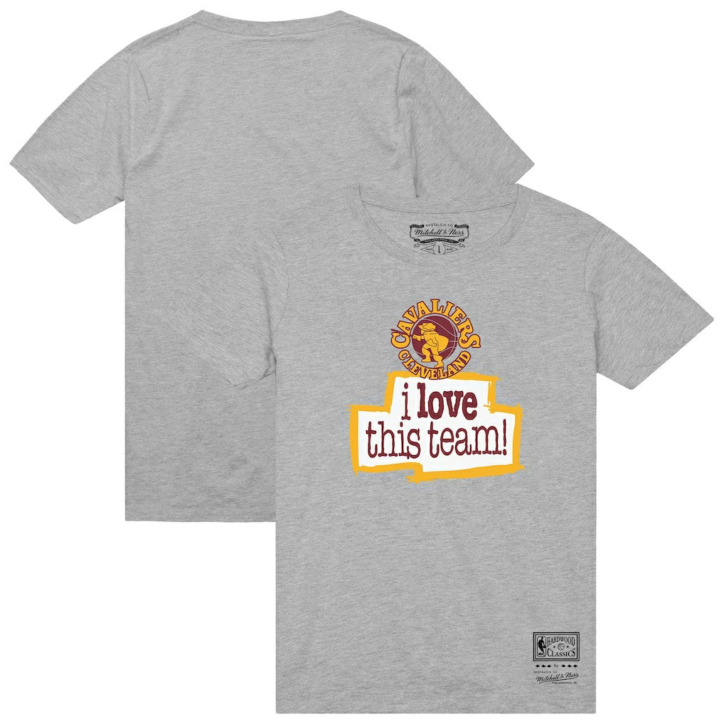 Cleveland Cavaliers I Love This Team T-Shirt Heather Gray - NBA