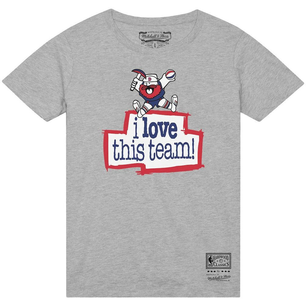 Denver Nuggets I Love This Team T-Shirt Heather Gray - NBA