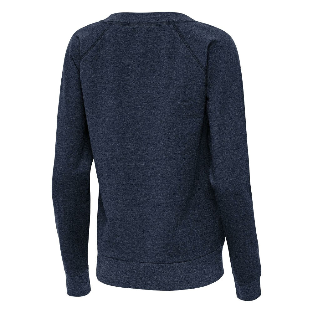 Milwaukee Brewers Antigua Women's Varsity Tri-Blend V-Neck Long Sleeve T-Shirt - MLB
