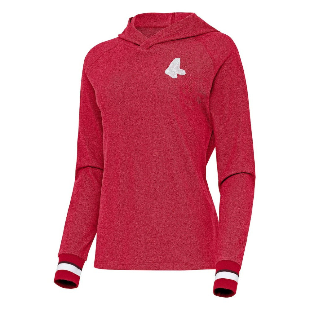 Boston Red Sox Antigua Women's Trek Pullover Hoodie - MLB