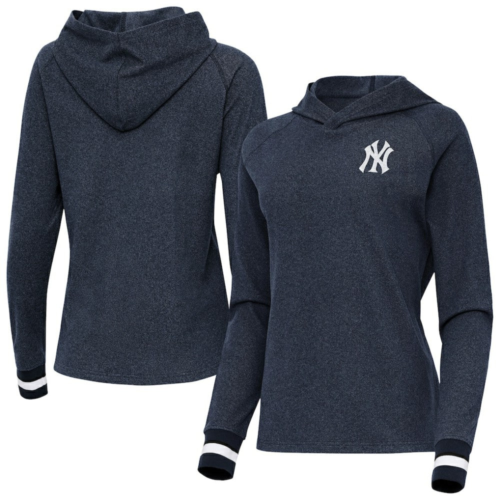 New York Yankees Antigua Women's Trek Pullover Hoodie - MLB