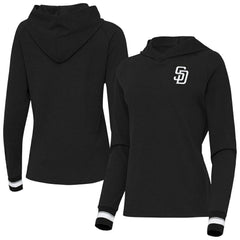 San Diego Padres Antigua Women's Trek Pullover Hoodie - MLB
