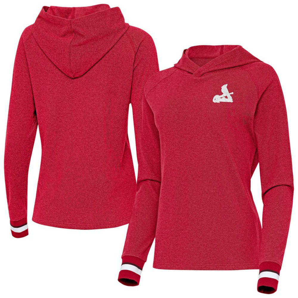 St. Louis Cardinals Antigua Women's Trek Pullover Hoodie - MLB