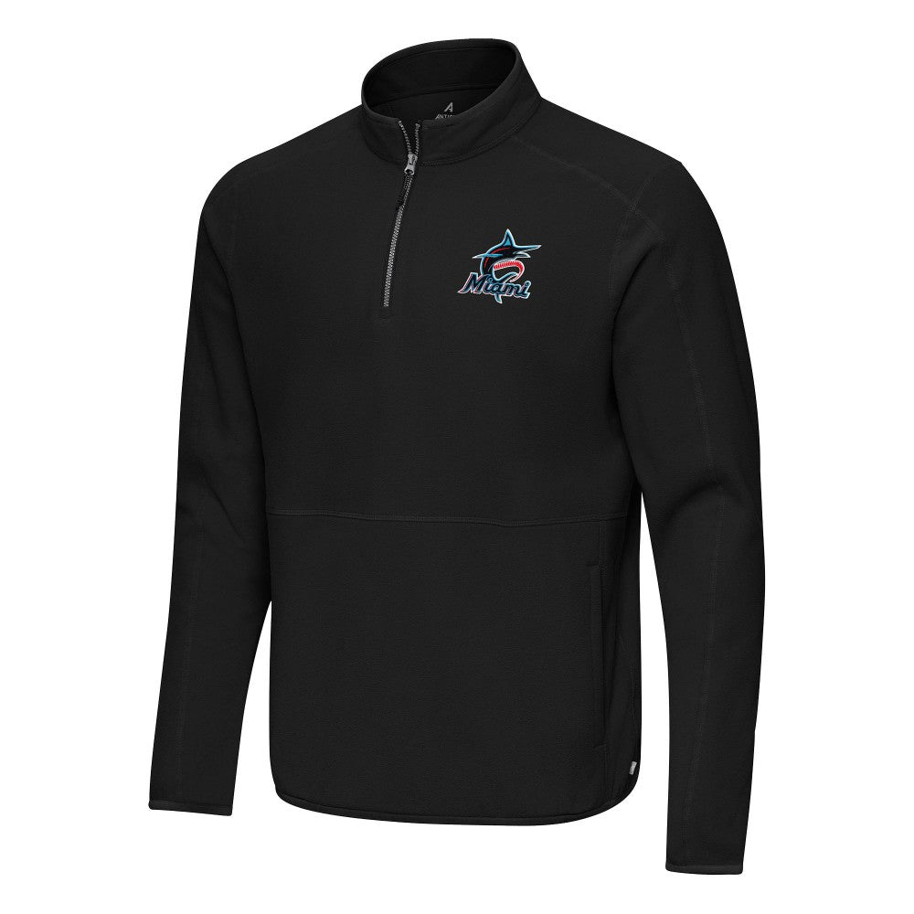 Miami Marlins Antigua Step Up Quarter-Zip Pullover - MLB