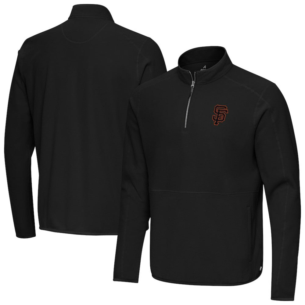 San Francisco Giants Antigua Step Up Quarter-Zip Pullover - MLB