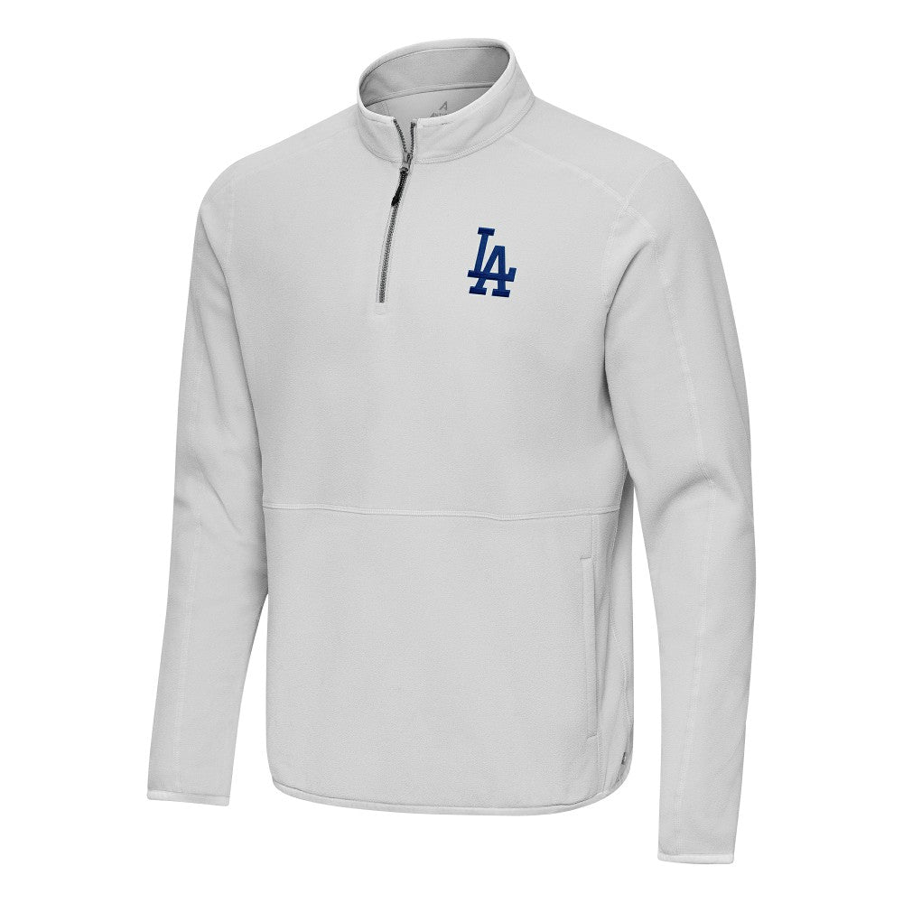 Los Angeles Dodgers Antigua Step Up Quarter-Zip Pullover - MLB