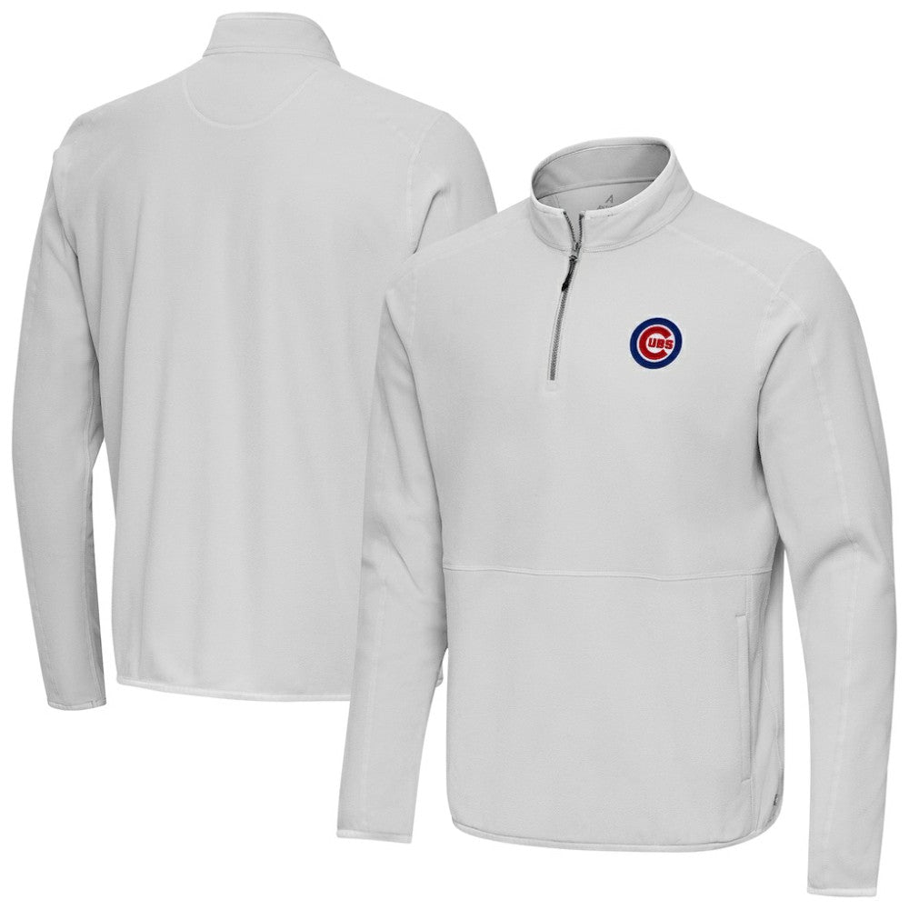 Chicago Cubs Antigua Step Up Quarter-Zip Pullover - MLB