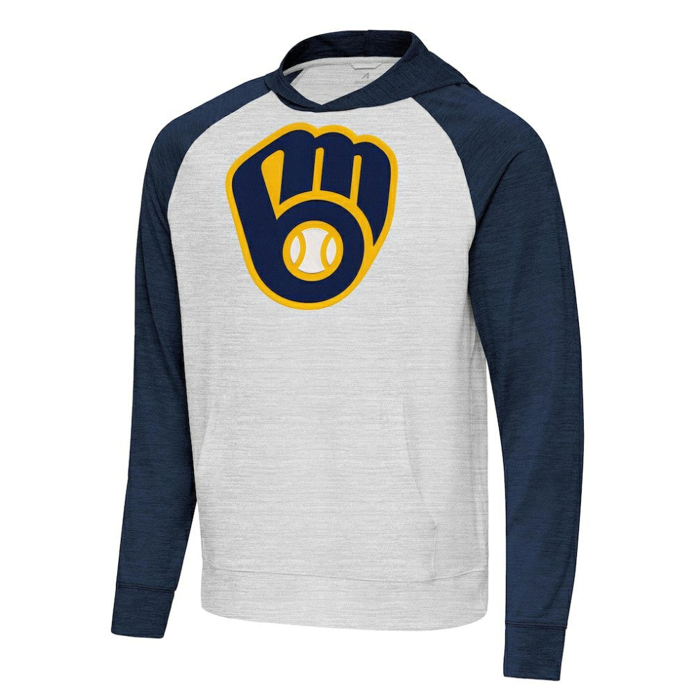 Milwaukee Brewers Antigua Urgent Pullover Hoodie - MLB
