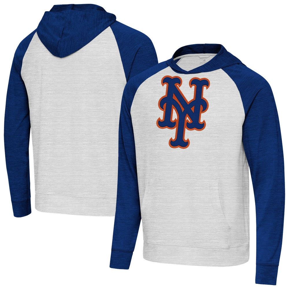 New York Mets Antigua Urgent Pullover Hoodie - MLB