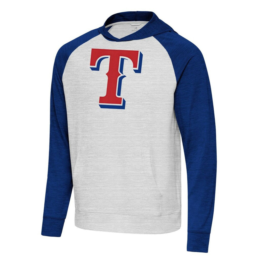 Texas Rangers Antigua Urgent Pullover Hoodie - MLB