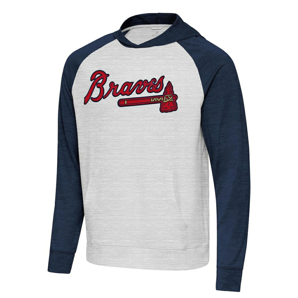 Atlanta Braves Antigua Urgent Pullover Hoodie - MLB