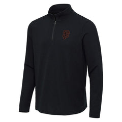 San Francisco Giants Antigua Sync Tri-Blend Quarter-Zip Pullover - MLB